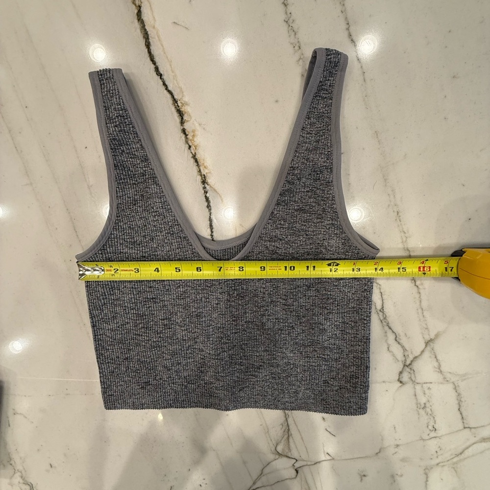 Colsie Heather Gray Knit Set - Picture 5 of 6